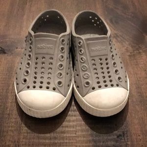 Boys Grey Native shoes - size 6